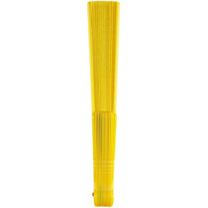 yellow fabric fan