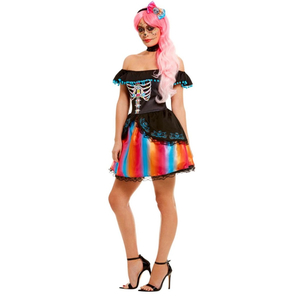 Day of the Dead Señorita Ombré Costume