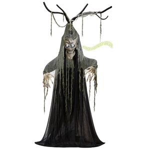 Sound Sensor Activated Haunted Halloween Tree