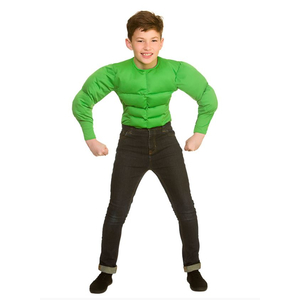 Green Muscle Shirt - Kids