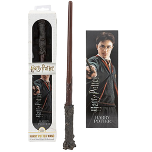 Harry potter wand and book marker