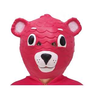 Pink Bear Latex Mask