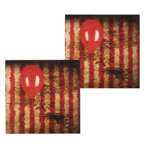 Horror Clown Napkins - 12 Pack