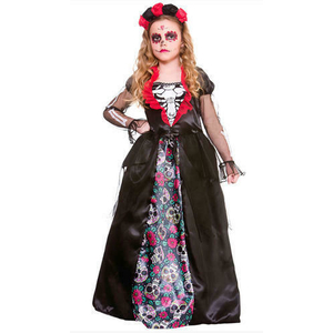 Deluxe Day of the Dead Girl Costume Set - Tween