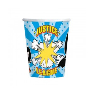 Justice League Paper Cups - 8 Pack
