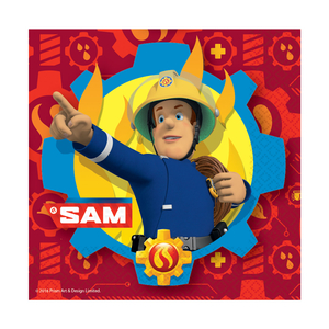 Fireman Sam Luncheon Napkins 33cm - 20 Pack
