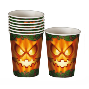 Halloween Pumpkin Paper Cups