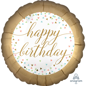 Happy Birthday Foil Balloons - 18"