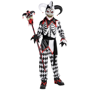 Sinister Jester Costume - Teen