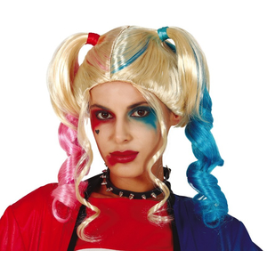 Coloured Pigtails Wig
