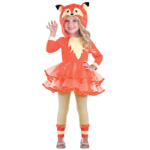 Fox Hooded Dress - Kids