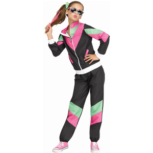 Rockin' 80's Tracksuit Costume - Kids