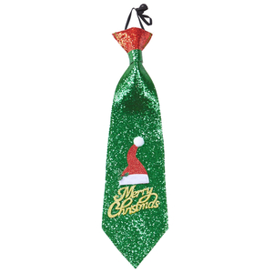Glitter Santa Hat Tie