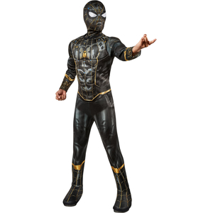 Spider-Man No Way Home Black and Gold Costume - Kids
