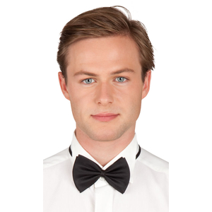 Black bow tie