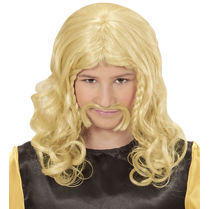 Gaulois Wig and Moustache - Kids