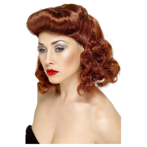 Pin Up Girl Wig Wig - Auburn