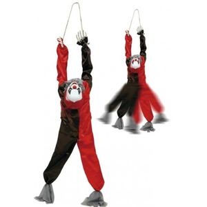 Hanging Clown with movement, sound and light