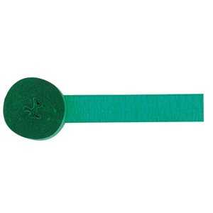Green Crepe streamer