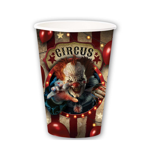 Horror Circus Paper Cups - 6 Pack