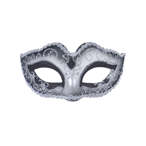 Glitter Metallic Eye Mask - Black