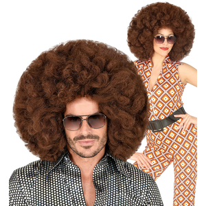 Afro Hairstyle Wig - Brown