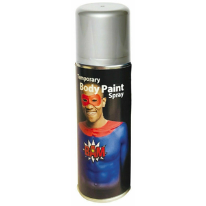Temporary Body Paint Spray - Silver