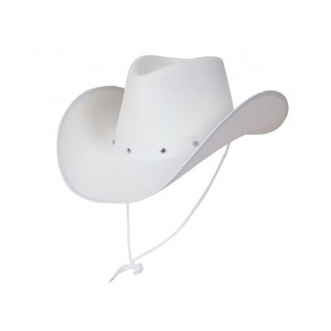 White Texan Cowboy Hat