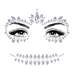 Day Of The Dead Silver Face Jewels