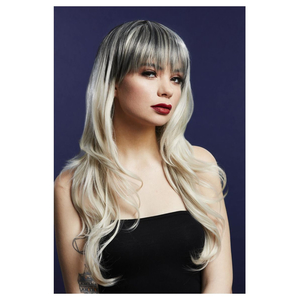 Deluxe Sienna Wig - Blonde With Dark Roots