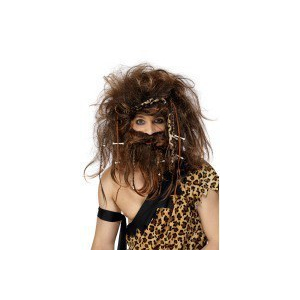 Caveman Wig & Beard Set