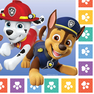 Paw Patrol Luncheon Napkins 33cm - 16 Pack