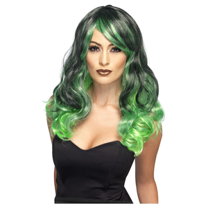 Bewitching Ombre Wig - Green/Black