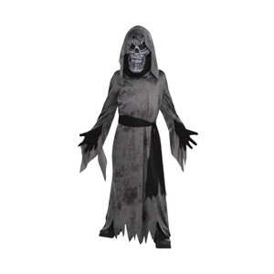 Black Ghastly Ghost Costume - Kids
