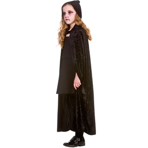 Kids Deluxe Hooded Velvet Cape