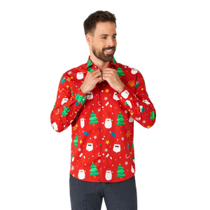 Festivity Red Christmas Shirt