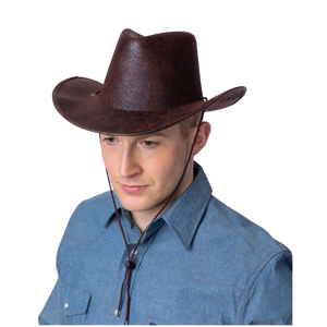 Texan Cowboy Hat - Brown