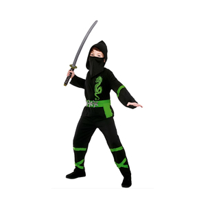 Black And Green Power Ninja Costume - Teen