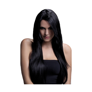 Deluxe Amber Wig - Black