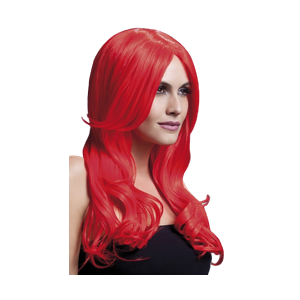 Deluxe Khloe Wig - Neon Red