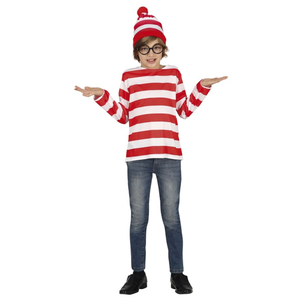 Kids Red and White Striped Top and Hat