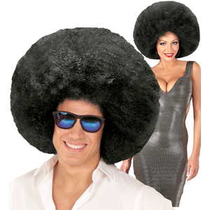 Oversized Afro Wig - Black