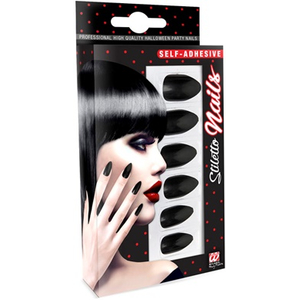 Self Adhesive Nails -  Black