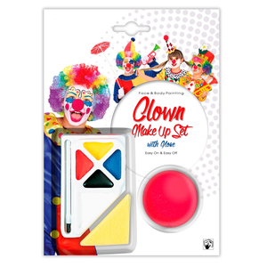 Clown Makeup Set With Nose