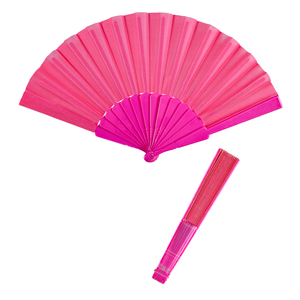 Pink Fabric Fan - 23cm