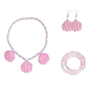 Pink Clam Jewellery Set