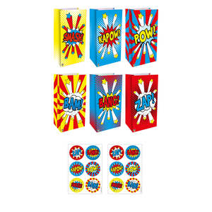 Comic Impact Paper Party Bags