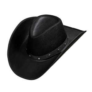 black cowboy hat