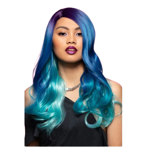 Blue Manic Panic wig