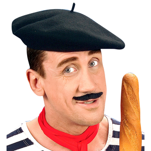 Black Beret - 100% Wool